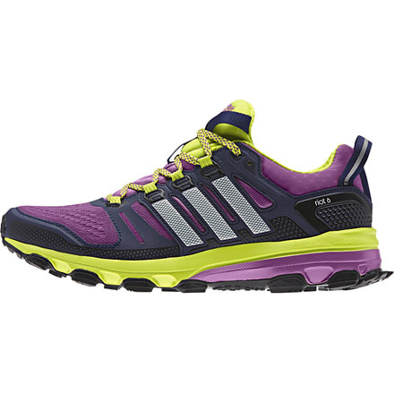 Adidas Terrex Supernova Riot 6 Trail Running Shoe - Womens -Pink/White/Yellow-Medium-6.5 US