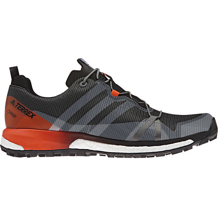 Adidas Terrex Agravic GTX Trail Running Shoe - Men's-Grey/Blk/Energy-Medium-11