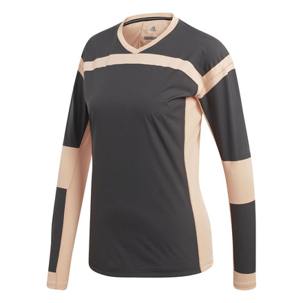 Adidas Terrex Agravic Hybrid Women's Long Sleeve Shirt, Chalk Coral/Black, Small, CG2463-S