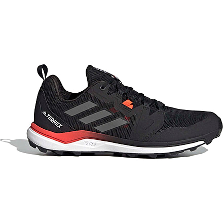 Adidas Terrex Agravic Trail Running Shoes - Men's, Core Black/Grey Four/Solar Red, 12, FX6859-001-12