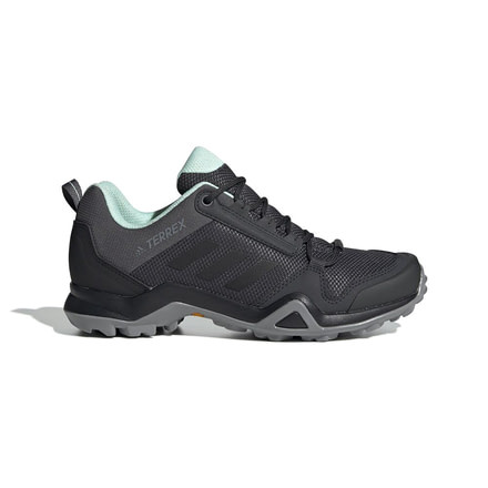 Adidas Terrex AX3 Hiking Shoes - Women's, Grey Five/Black/Clear Mint, 7, BC0567-7