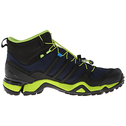 Adidas Terrex Fast R GTX Hiking Shoe - Men's-Navy/Blk/Slime-Medium-8.5 US