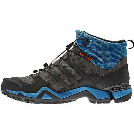 Adidas Terrex Fast R Mid GTX Boot - Men's-8 US-Black/Black/Sharp Blue