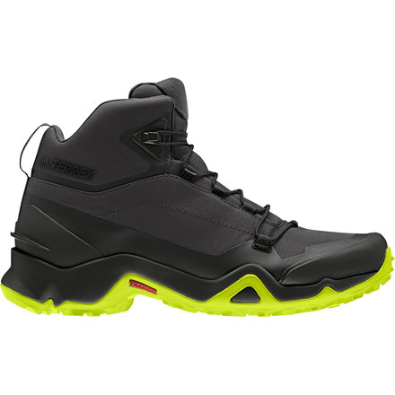 Adidas Terrex Fastshell Mid CW CP Hiking Boot - Men's-Utility Black/Core Black/Semi Solar Yellow-Medium-11