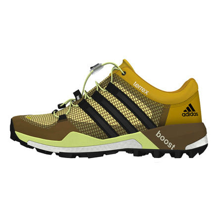 Adidas Terrex Skychaser Trail Running Shoe - Womens-Ochre/Black/Yellow-Medium-9.5 US