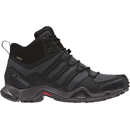 Adidas Terrex Swift R Mid GTX Hiking Boot - Men's-Dk Grey/Blk/Granite-Medium-8.5