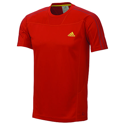 Adidas Terrex Swift Short Sleeve Tee - Men's-Vivid Red-X-Large