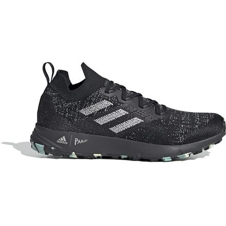 Adidas Terrex Two Parley Trailrunning Shoes - Men's, Black/Grey Two/Linen Green, 11.5 US, EF4814-11.5