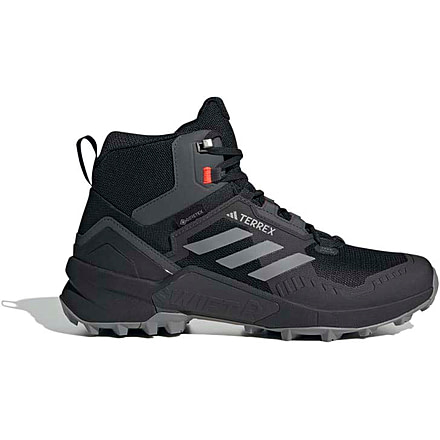 Adidas Terrex Swift R3 Mid GORE-TEX Hiking Shoes - Men's, Black/Grey Three/Solar Red, 12US, HR1308-12