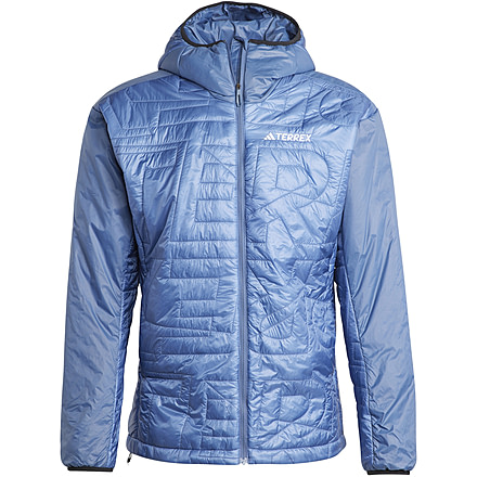 Adidas Terrex Xperior Varilite PrimaLoft Hooded Jacket - Mens, Wonder Steel, Large, IB4232-L