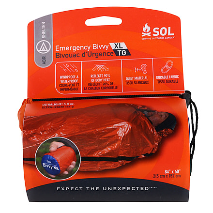 Adventure Medical Kits 01401139 SOL Emergency Bivvy Orange 84 X 60 XL