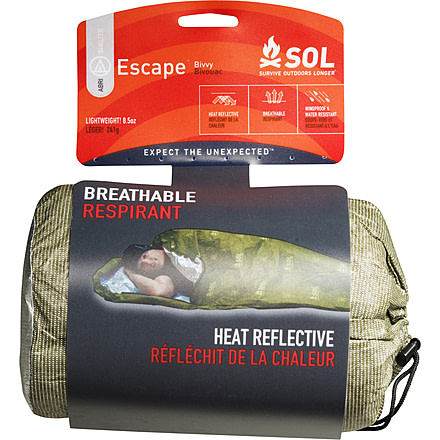 Adventure Medical Kits 01401229 SOL Escape Bivvy OD-Green 84 X 31