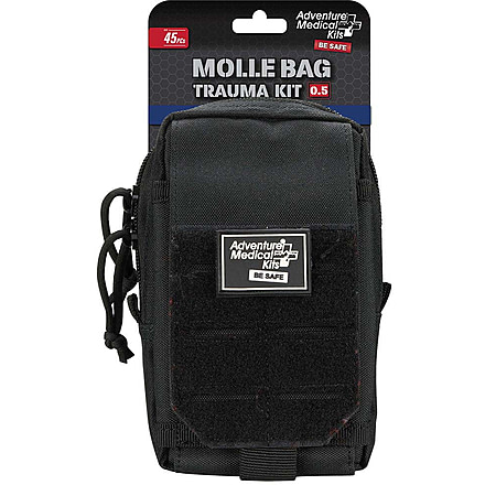Adventure Medical Kits .5 Molle Bag Trauma Kit, Black, 2064-0301