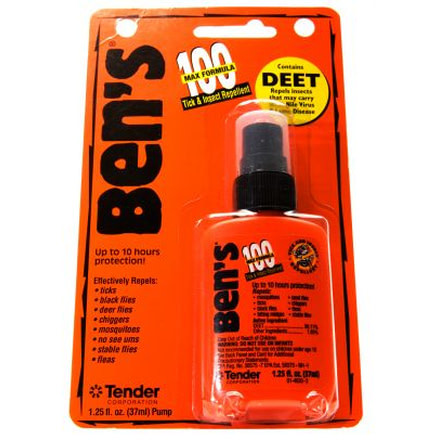 Ben's 100 Max Insect and Tick DEET Repellent Pump Spray - 1.25oz 0006-7070