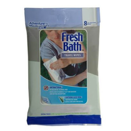 Adventure Medical Kits Fresh Bath Travel Wipes, Pkg./8 0170-0302
