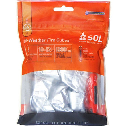 Survive Outdoors Longer All-weather Fire Cubes 0140-1240