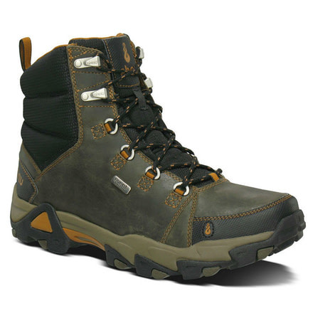Ahnu Coburn Hiking Boot - Mens-Dark Olive-Medium-10 US