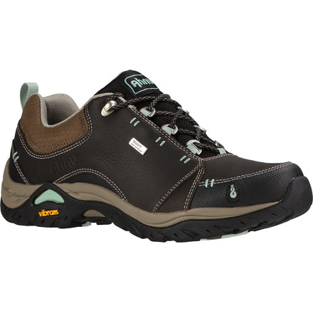 Ahnu Montara II Waterproof Full Grain Leather Hiking Shoe - Women's-Smokey Brown-Medium-6