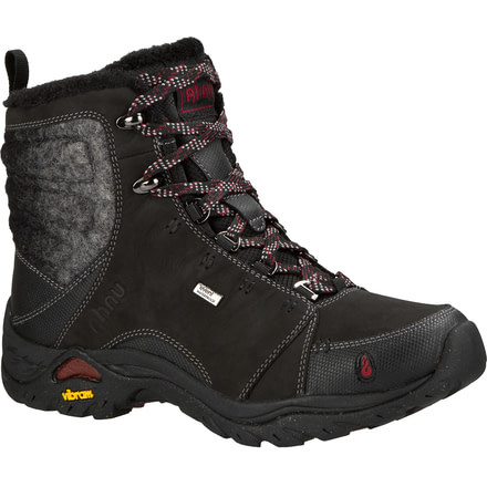 Ahnu Montara Luxe Waterproof Hiking Boot - Women's-Black-Medium-9