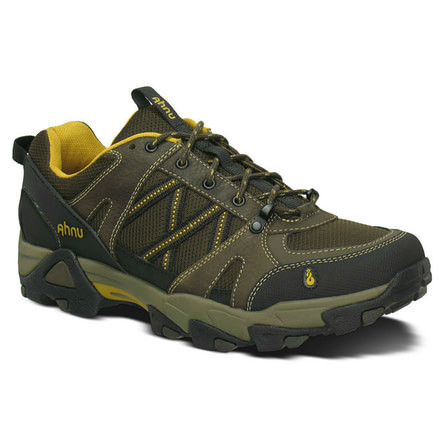 Ahnu Moraga Mesh Hiking Shoe - Mens-Smokey Brown-Medium-8 US