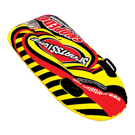 Airhead Sportsstuff Snopedo Snow Tube, 43In, Yellow/Black, 30-1102