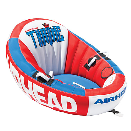 Airhead Throne Towable, 1 person, Red / Blue / Yellow, AHTN-1