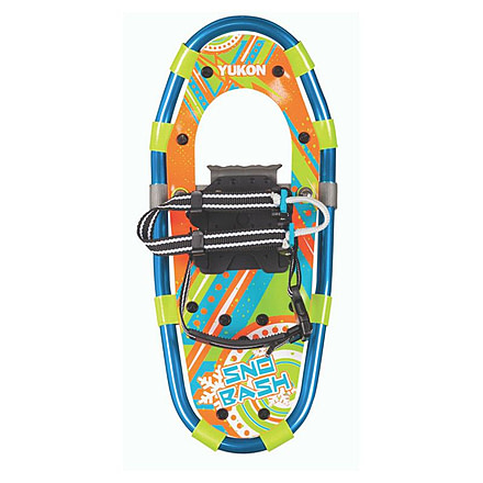 Airhead Yukon Charlies Sno-Bash Youth Aluminum Snowshoe, Blue/Orange, 80-7006