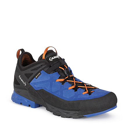 Aku Rock DFS GTX Approach Shoes - Men's, Blue/Orange, 7 US, 722637