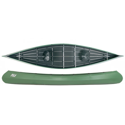 Ally Canoes All-Round DR Folding Canoe - 15 ft-Green