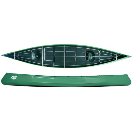 Ally Canoes All-Round DR Folding Canoe - 18 ft-Green