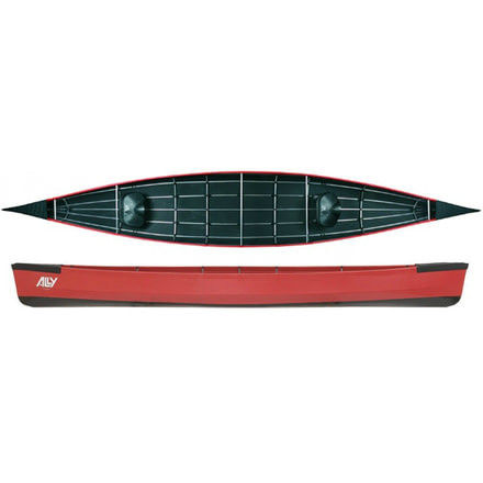 Ally Canoes Flatwater DR Folding Canoe - 18 ft 6 in-Red