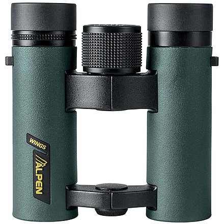 Alpen Alpen Wings 10x26 Binocular, BAK4, Multicoated, Dark Green, Compact Roof, 545