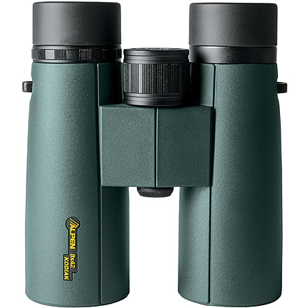 Alpen Kodiak 10x42 Binocular, BAK4, Multicoated, Dark Green, Medium Roof, 829