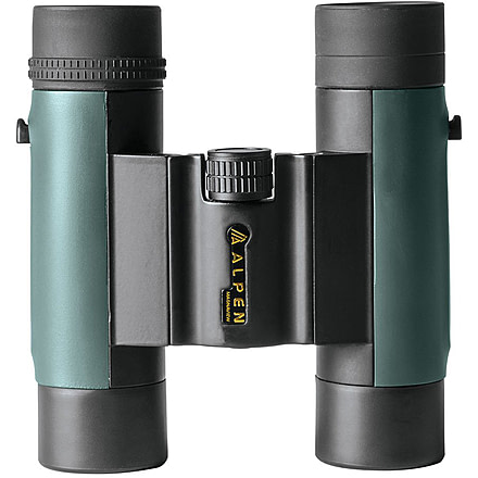Alpen Magnaview 10x25 Binocular, BK7, Multicoated, Dark Green, Compact Roof, 834