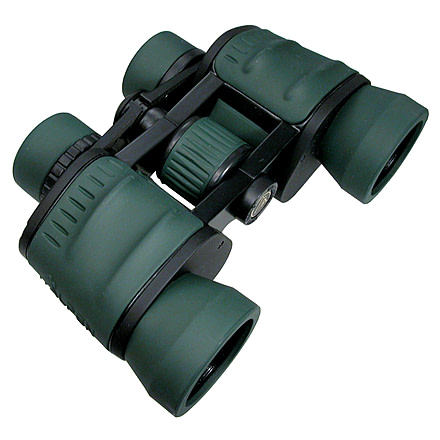 Alpen Pro 8X42 Wide Angle Porro Prism Rubber Armored Binoculars, Green 317