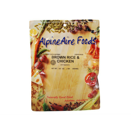 Katadyn Alpine Aire Foods Brown Rice &amp; Chicken w/ Veggies - 2 Servings