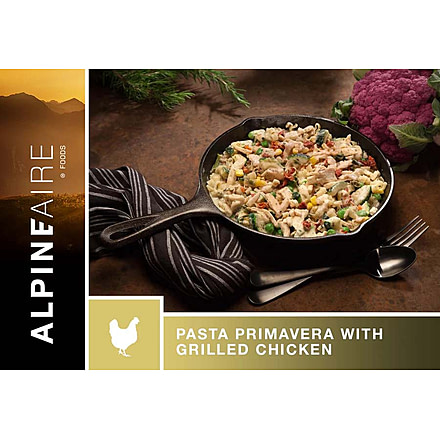 Katadyn Alpine Aire Foods Foods Pasta Primavera w/Grilled Chicken, 60300