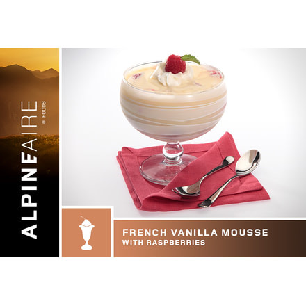 Katadyn Alpine Aire Foods French Vanilla Mousse with Raspberries - 2 Servings
