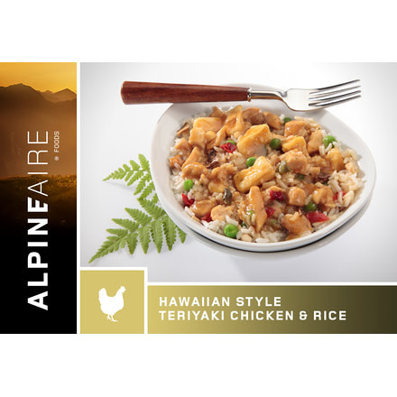 Katadyn Alpine Aire Foods Hawaiian Style Teriyaki Chicken and Rice - 2 Servings, 60315