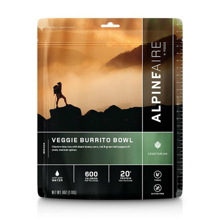 Katadyn Alpine Aire Foods Vegetarian Burrito Bowl - 2 Servings