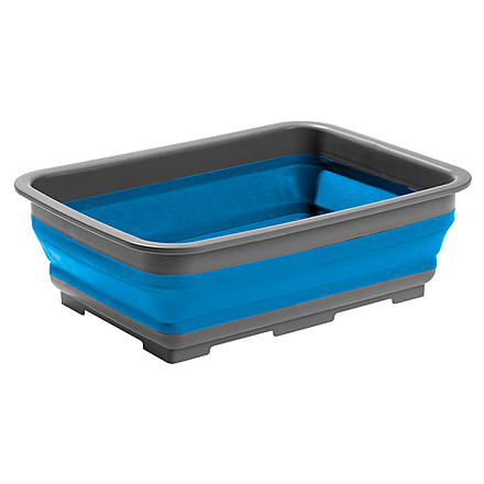 Alpine Mountain Gear Collapsible Silicone Washing Container, Blue, AMGCSWC
