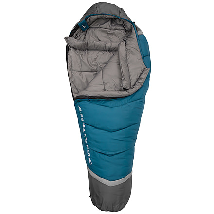 ALPS Mountaineering Blaze -20 Sleeping Bag, Regular, Blue Coral/Coal, 32in x 80in, 4591441