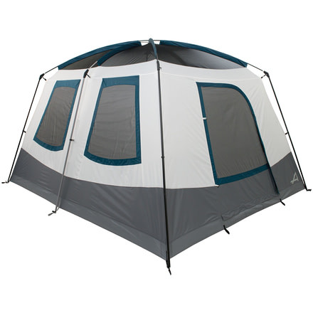 ALPS Mountaineering Camp Creek Two Room Tent - 6 Person, 3 Season-Coal/Deep Teal