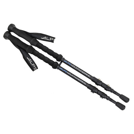 ALPS Mountaineering Momentum 2-Pack Trekking Poles, Black, 7897401