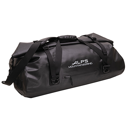 ALPS Mountaineering Monsoon Waterproof Duffle Bag, 50 Liters, Black, 9780001