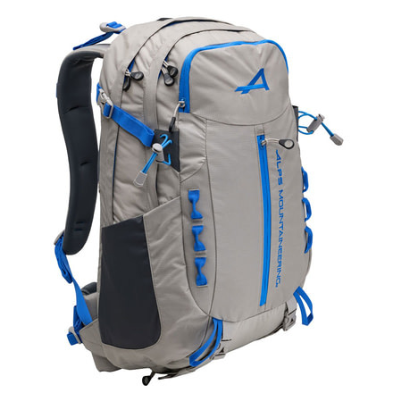 ALPS Mountaineering Solitude 24 Backpack, Gray/Blue, 24L, 6062033