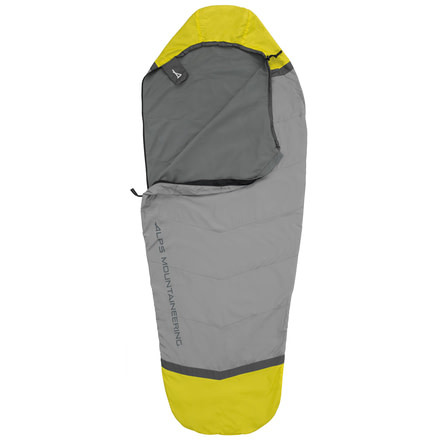 ALPS Mountaineering Twilight Sleeping Bag Liner, Citrus/Coal, 32in x 80in, 4900021