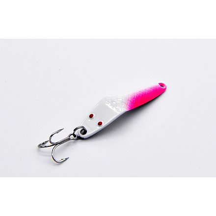 Als Goldfish Lil 49er Ice Jig, White Pink Glow, 1/4oz, 1-3/4in, IFN50-WPG