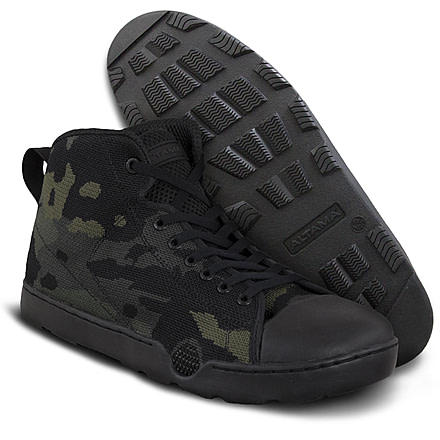 Altama Urban Assault Mid Tactical Boot, Mens, Black Multicam, 12US, Regular, 334651-12.0-R, 334651-12.0-R