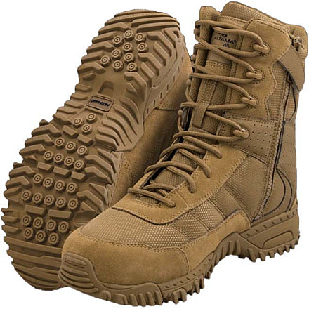 Altama Vengeance 8in Slip Resistant Side-Zip Boot - Mens, 7, Coyote, 305303-7.0-R